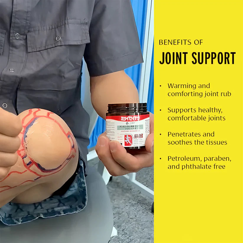 Japanese Red Massage Gel for Joint & Muscle Pain Relief