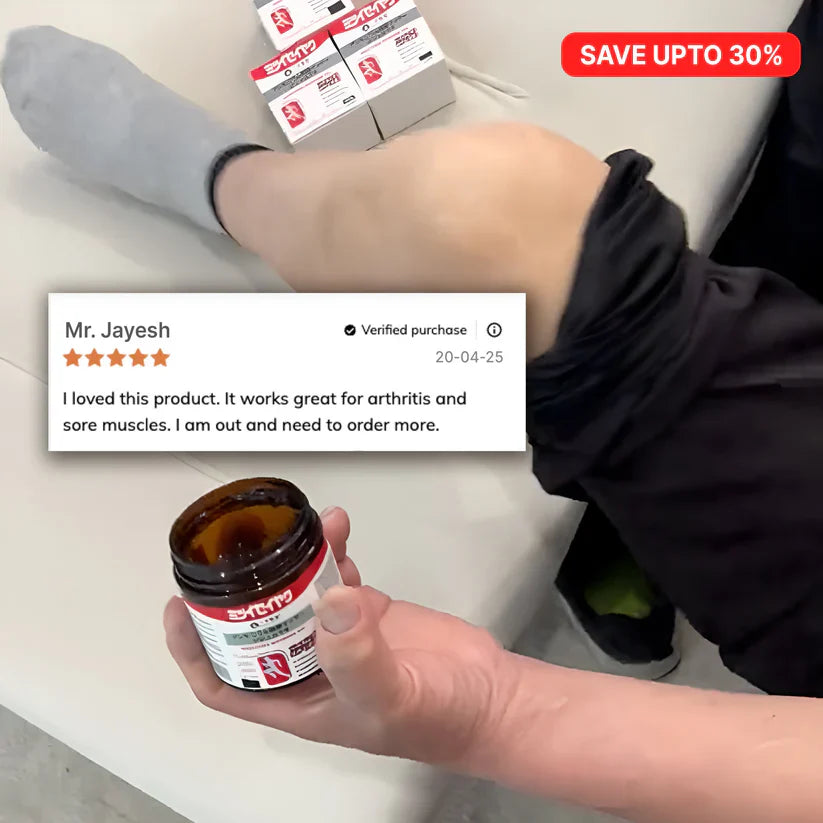 Japanese Red Massage Gel for Joint & Muscle Pain Relief